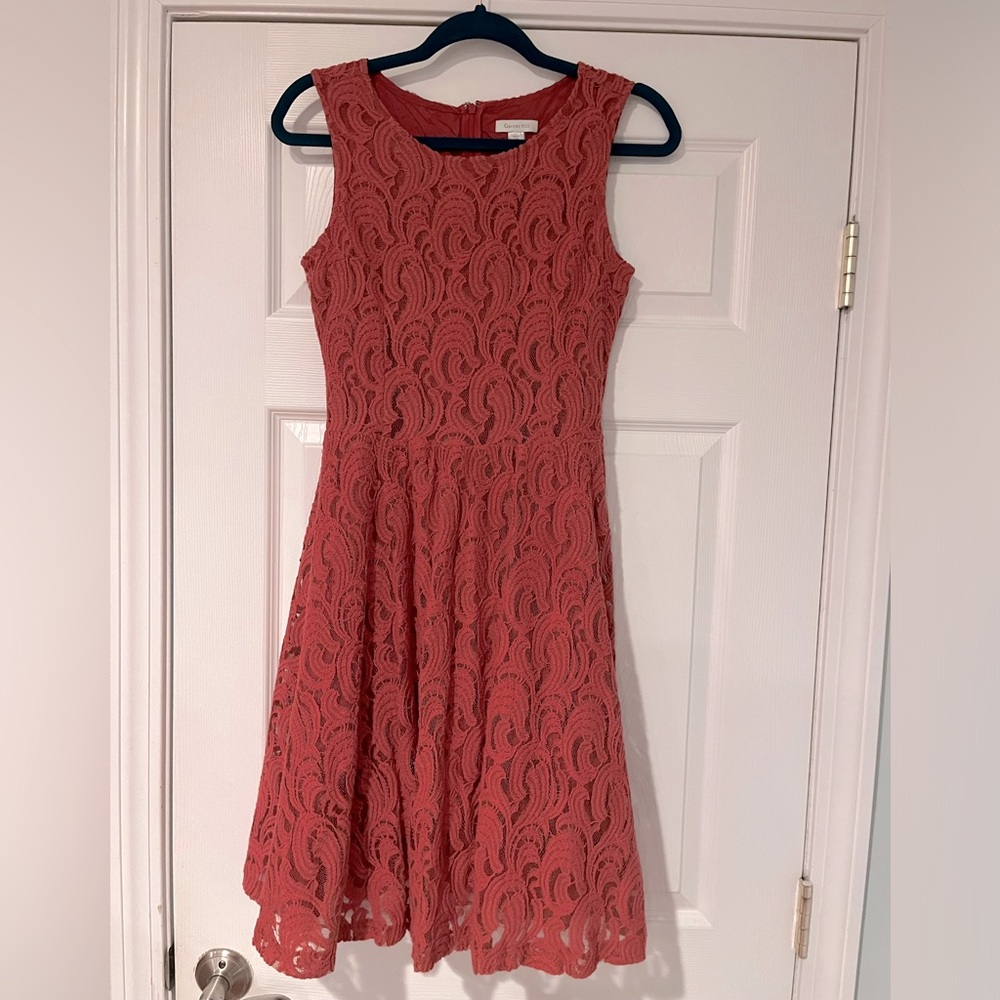 Garnett Hill eyelet lace dress